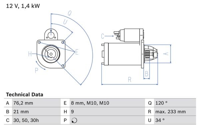 BOSCH Starter