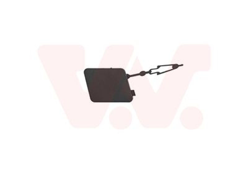 VAN WEZEL Flap, tow hook