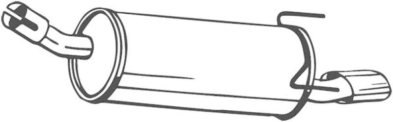 BOSAL Endschalld&auml;mpfer