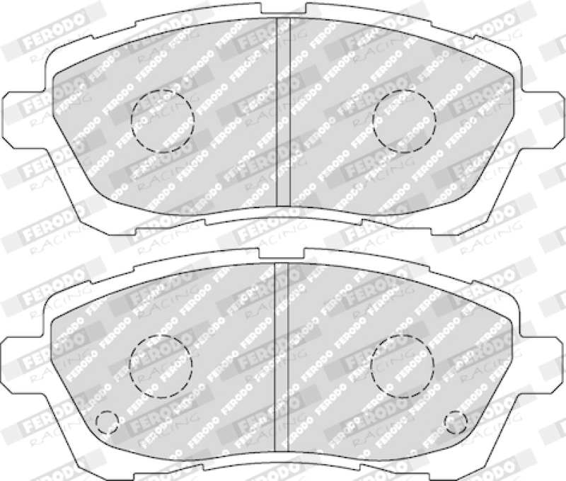 FERODO RACING Bremsbelagsatz, Scheibenbremse