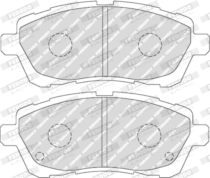 FERODO RACING Bremsbelagsatz, Scheibenbremse