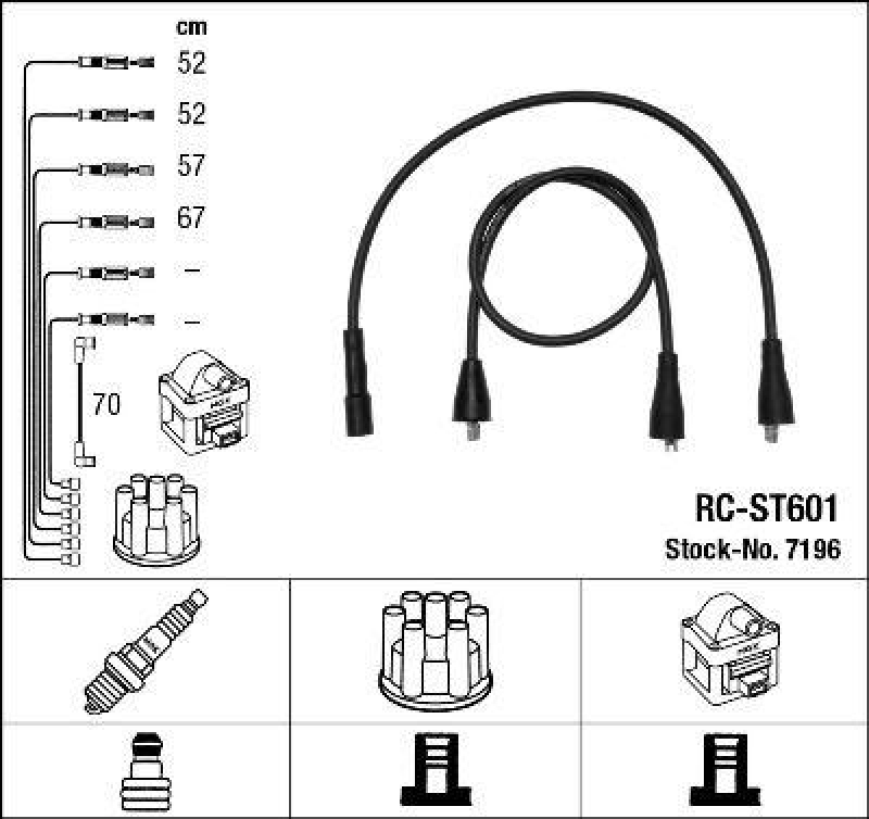 NGK Ignition Cable Kit