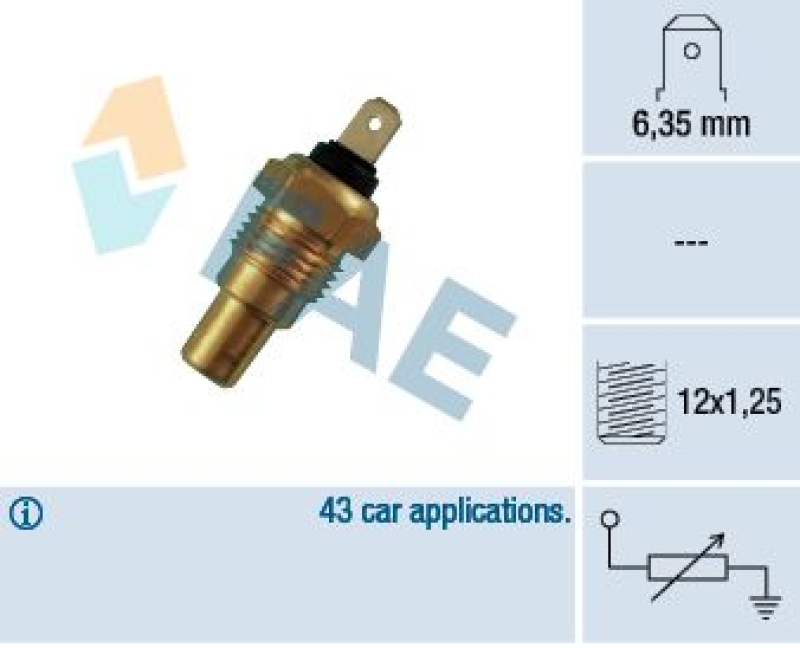 FAE Sensor, Kühlmitteltemperatur