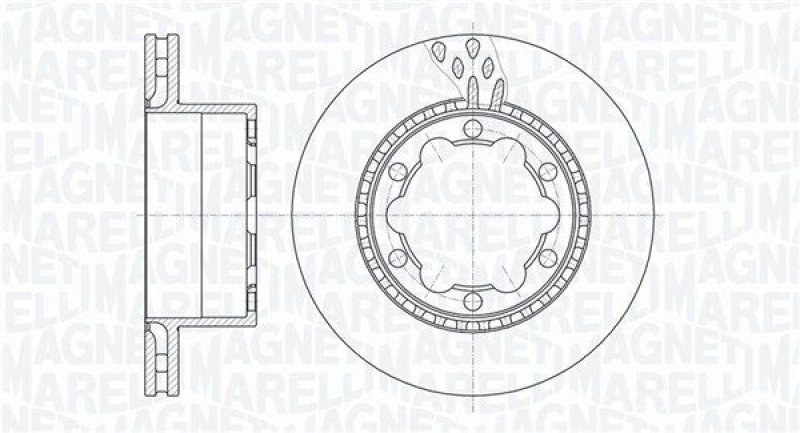 MAGNETI MARELLI Bremsscheibe