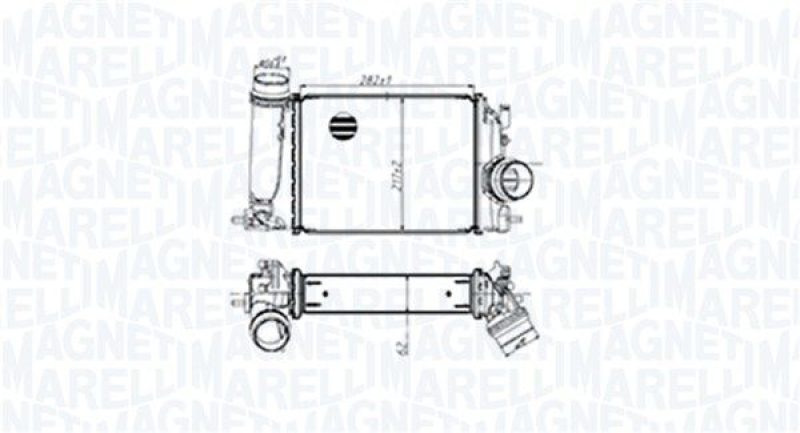 MAGNETI MARELLI Ladeluftkühler