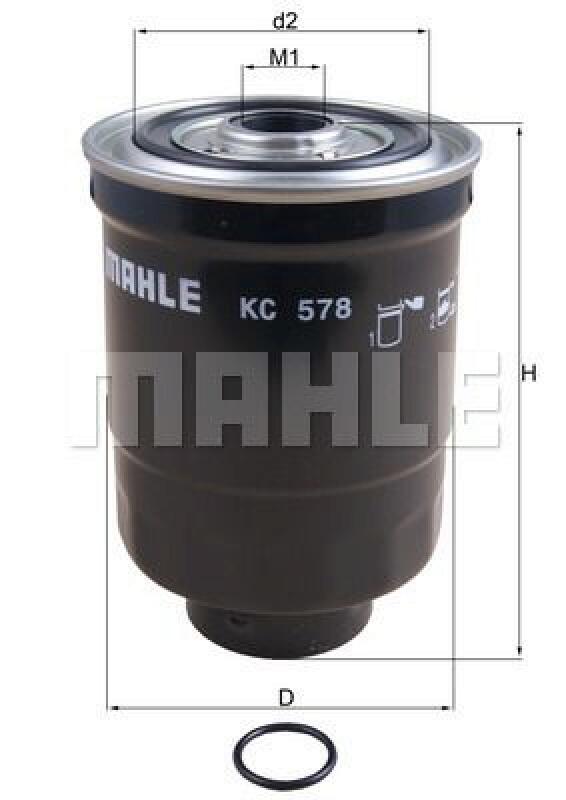 MAHLE Fuel filter