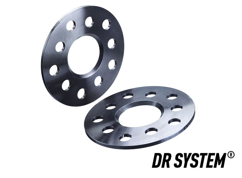 H&R DR Spurplatten Spurverbreiterung Distanzscheibe Ø57,1 5x112 10mm // 2x5mm