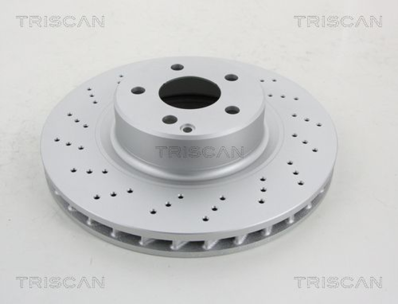 2x TRISCAN Brake Disc COATED