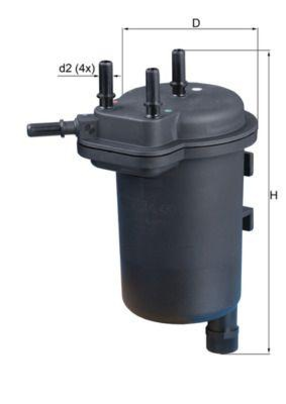 MAHLE Fuel filter