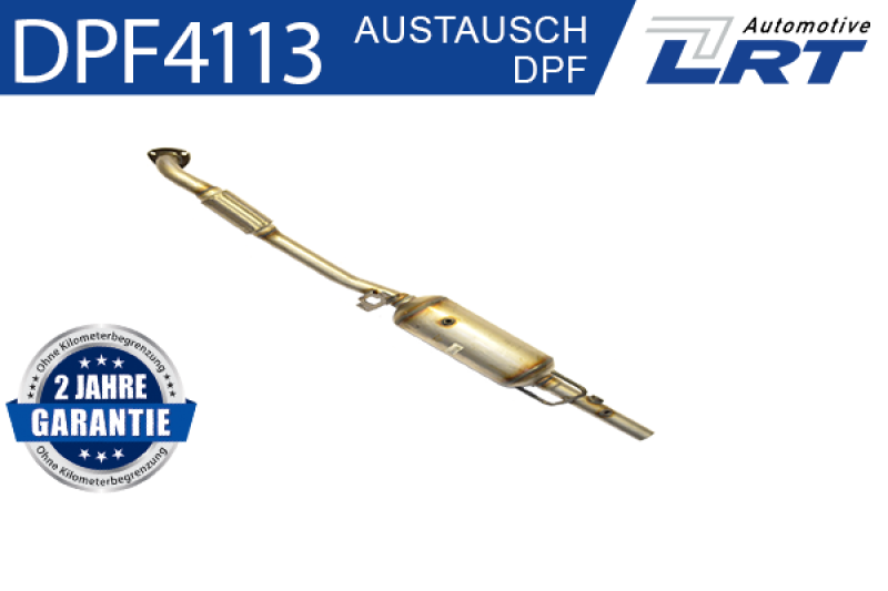 LRT Ruß-/Partikelfilter, Abgasanlage