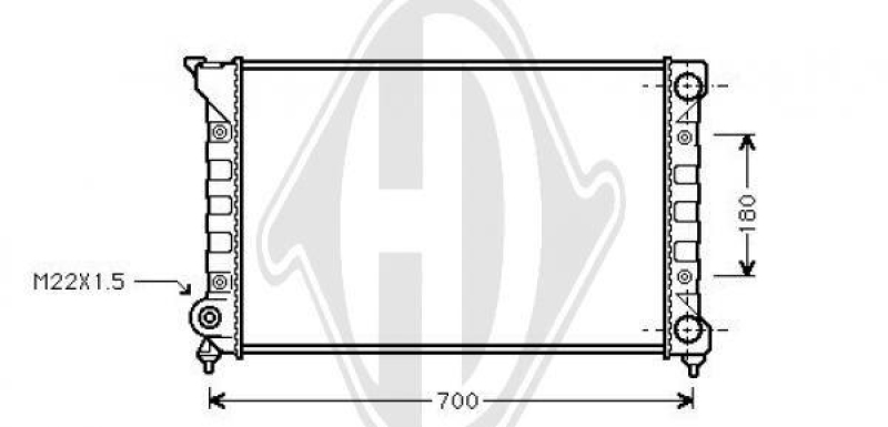 DIEDERICHS K&uuml;hler, Motork&uuml;hlung DIEDERICHS Climate DCM3390