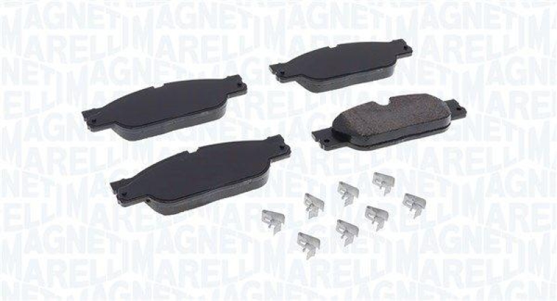 MAGNETI MARELLI Bremsbelagsatz, Scheibenbremse 363916061203