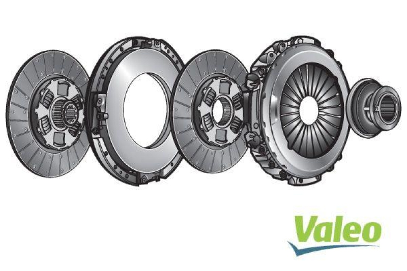 VALEO Kupplungssatz NEW KIT TWIN DISC