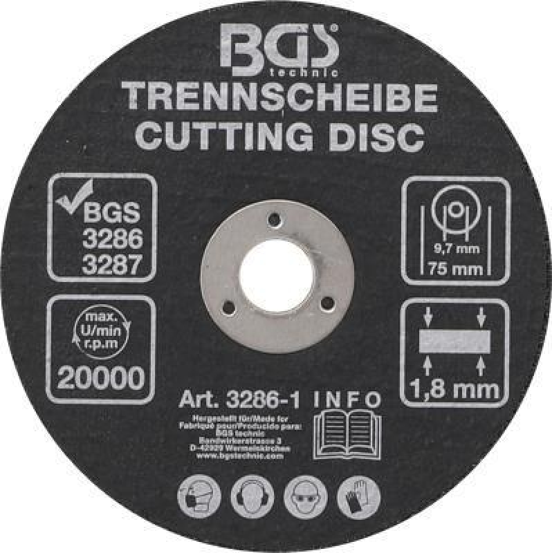BGS Cutting Disc, angle grinder
