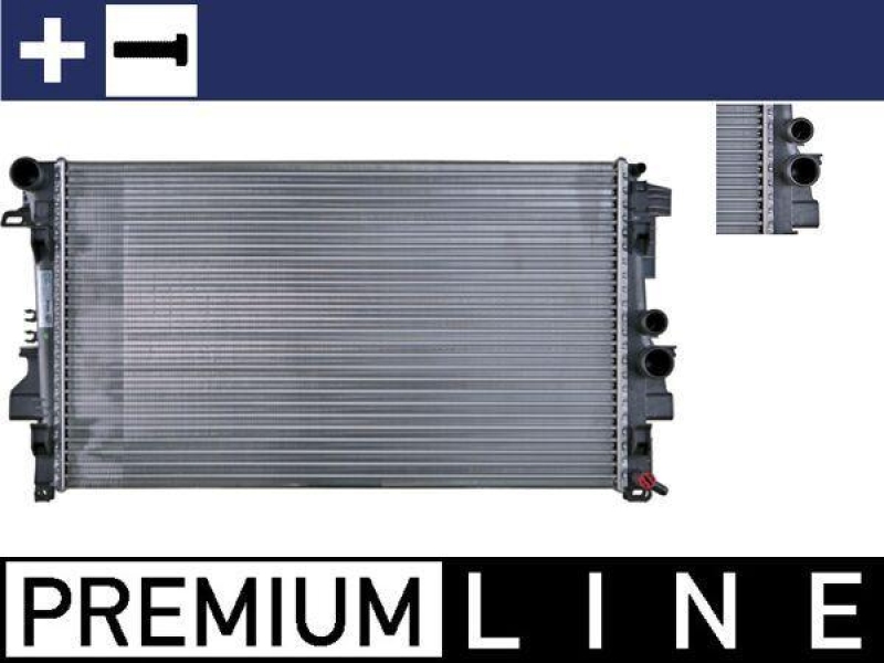 MAHLE Radiator, engine cooling BEHR *** PREMIUM LINE ***