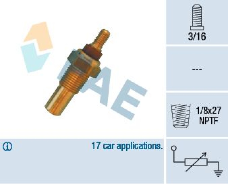 FAE Sensor, Kühlmitteltemperatur