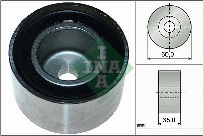 INA Deflection/Guide Pulley, timing belt