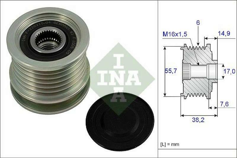 INA Alternator Freewheel Clutch