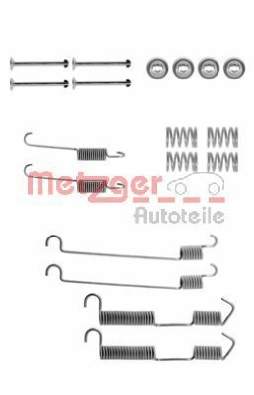 METZGER Accessory Kit, brake shoes