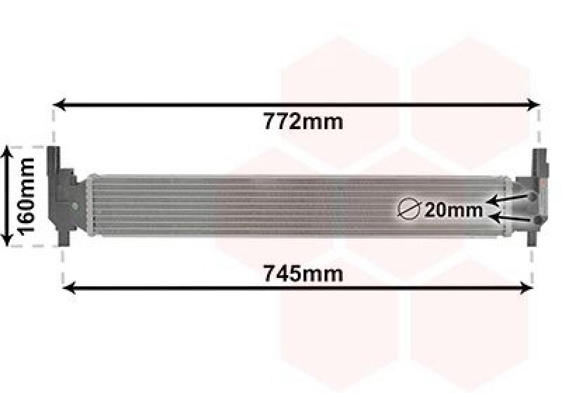 VAN WEZEL Radiator, engine cooling