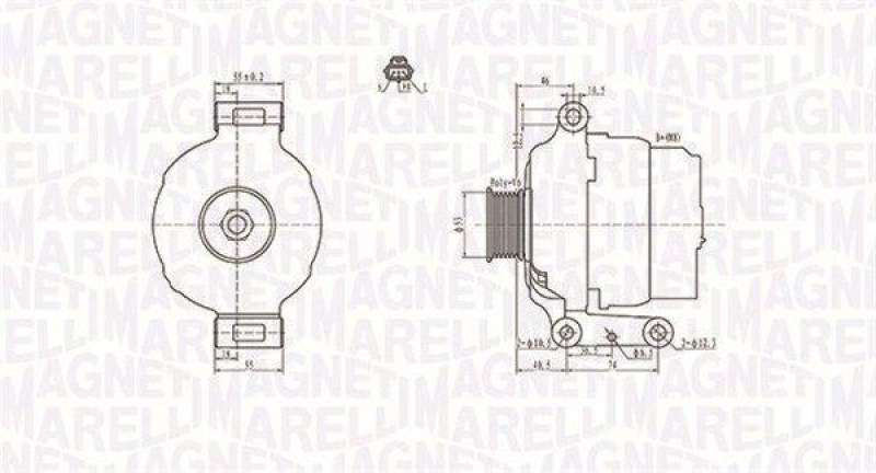 MAGNETI MARELLI Generator 63731636010