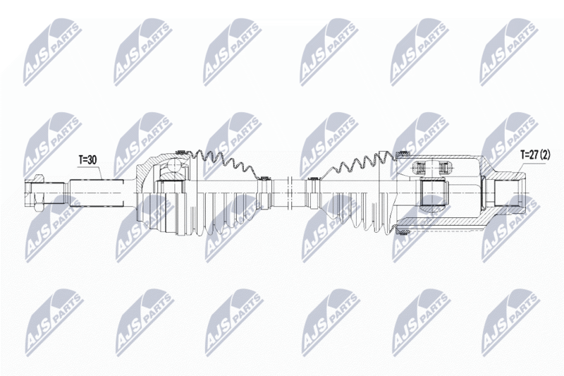 NTY Antriebswelle NPW-CH-082