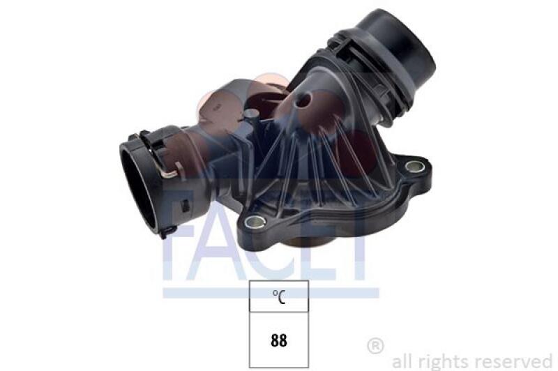 FACET Thermostat, coolant Made in Italy - OE Equivalent