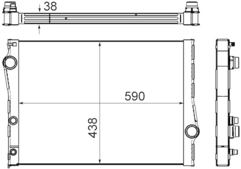 MAHLE K&uuml;hler, Motork&uuml;hlung BEHR CR 1049 000S