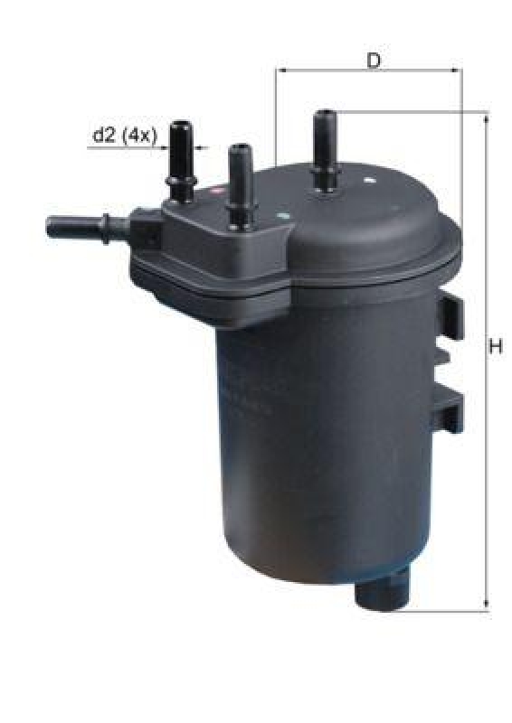 MAHLE Kraftstofffilter KL 432