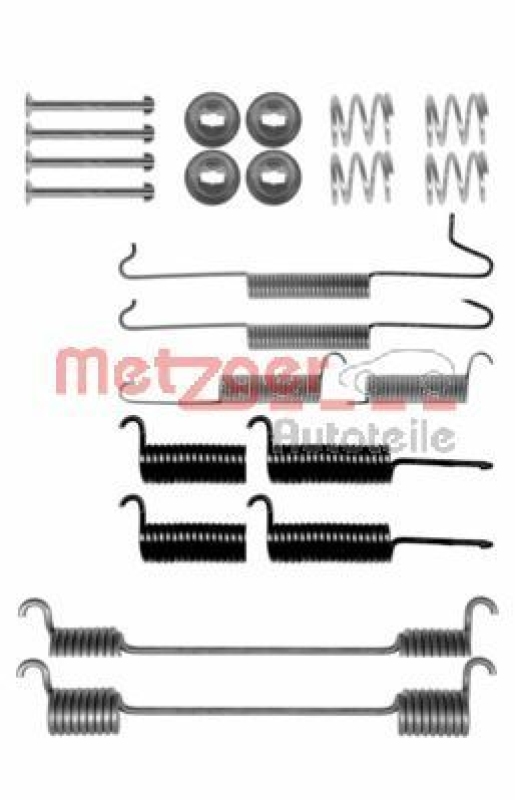 METZGER Zubeh&ouml;rsatz Bremsbacken Trommelbremse Montagesatz 105-0648