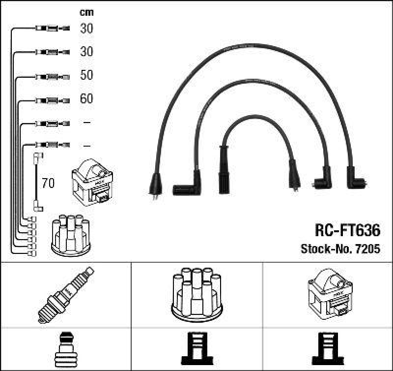 NGK Ignition Cable Kit