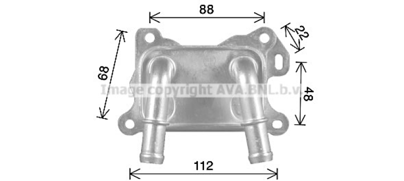 AVA QUALITY COOLING Ölkühler, Motoröl