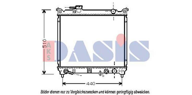 AKS DASIS Kühler, Motorkühlung