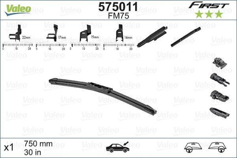 VALEO Wischblatt FIRST MULTICONNECTION 575011
