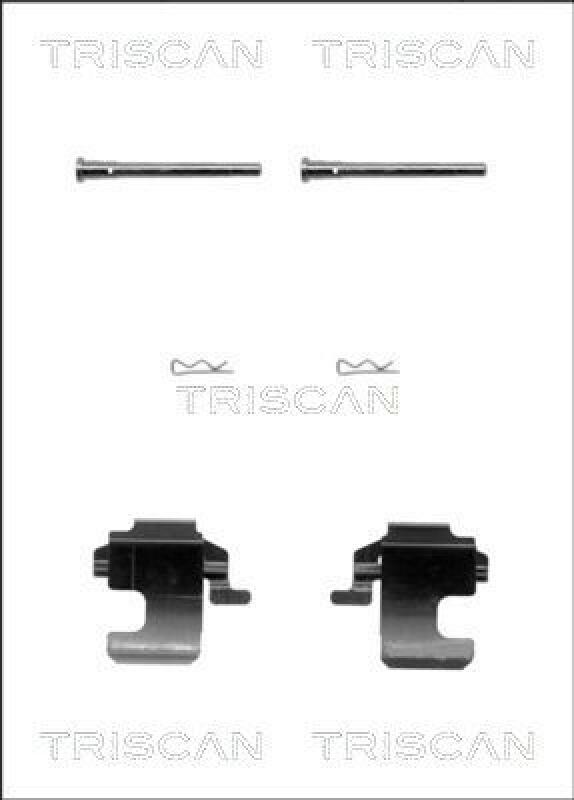 TRISCAN Zubeh&ouml;rsatz, Scheibenbremsbelag 8105 151348