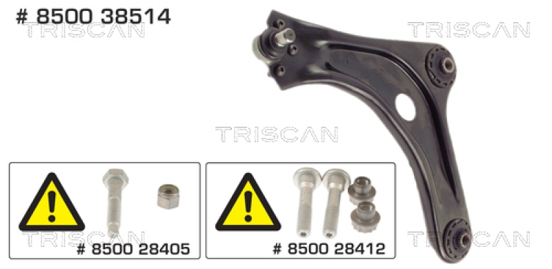 TRISCAN Track Control Arm