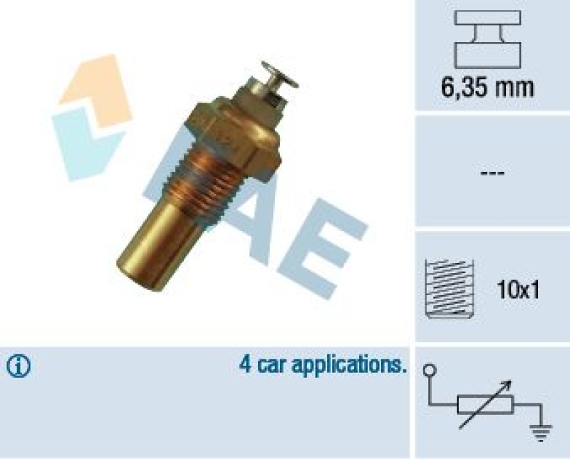 FAE Sensor, Kühlmitteltemperatur