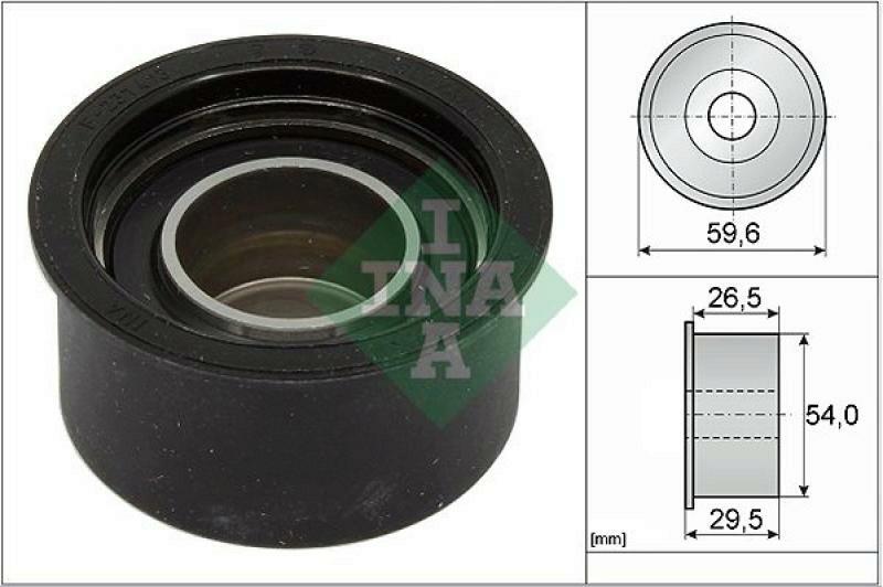 INA Deflection/Guide Pulley, timing belt