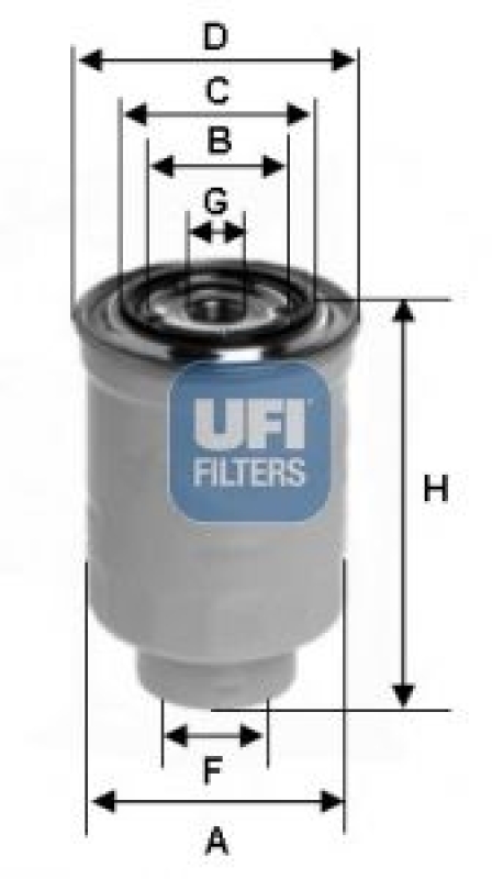 UFI Kraftstofffilter