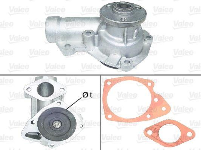 VALEO Wasserpumpe, Motork&uuml;hlung 506383