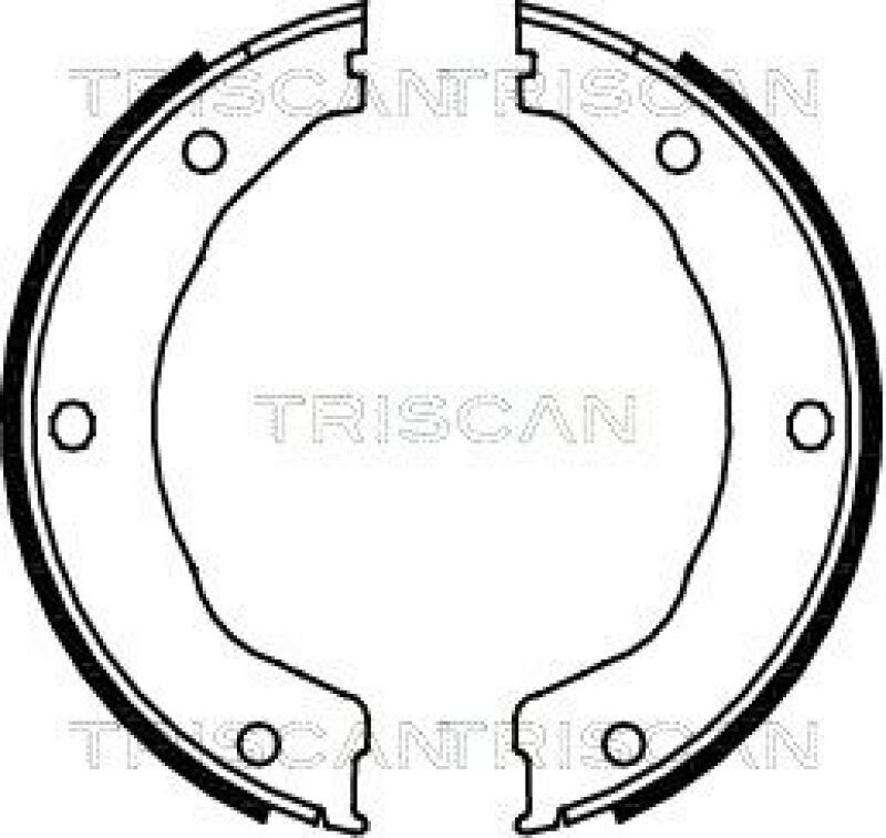 TRISCAN Bremsbackensatz, Feststellbremse