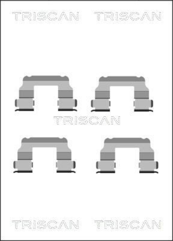 TRISCAN Accessory Kit, disc brake pad