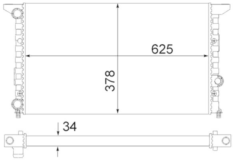 MAHLE K&uuml;hler, Motork&uuml;hlung BEHR CR 1056 000S