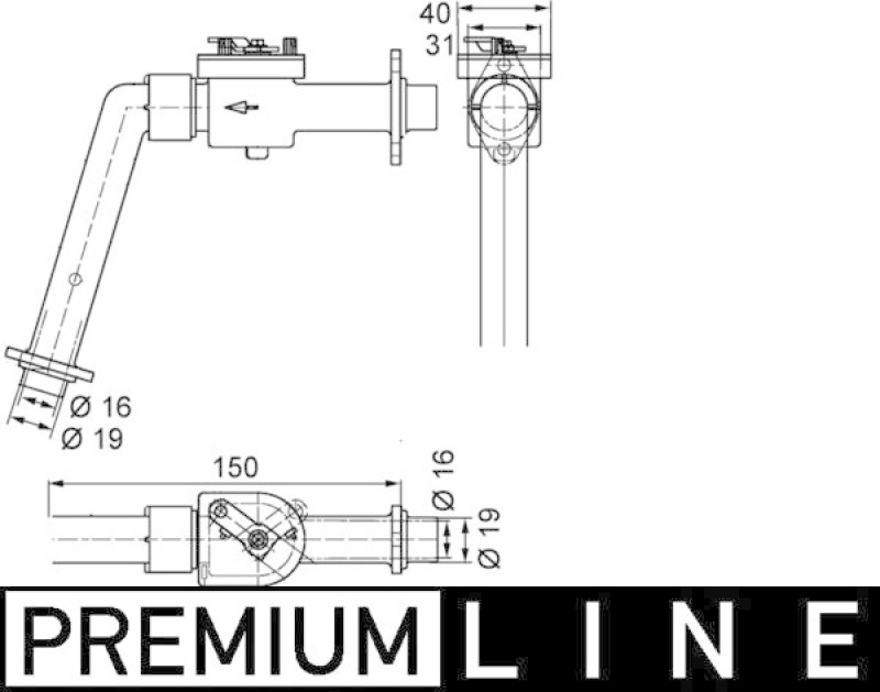 MAHLE Kühlmittelregelventil BEHR *** PREMIUM LINE ***