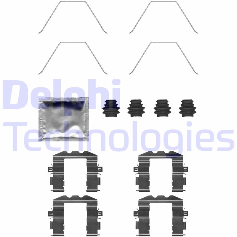 DELPHI Zubeh&ouml;rsatz, Scheibenbremsbelag LX0705