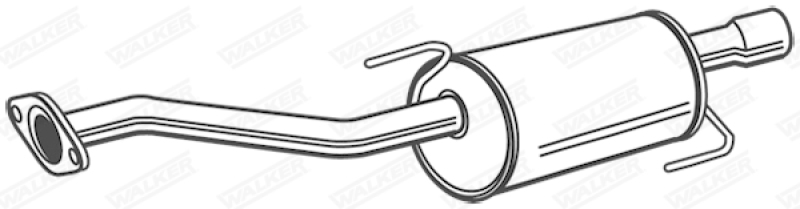 WALKER Endschalld&auml;mpfer 23642