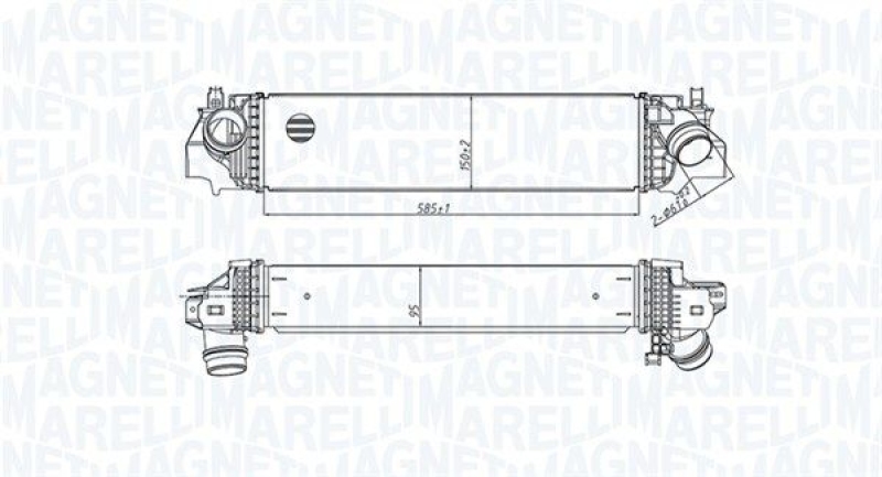 MAGNETI MARELLI Charge Air Cooler