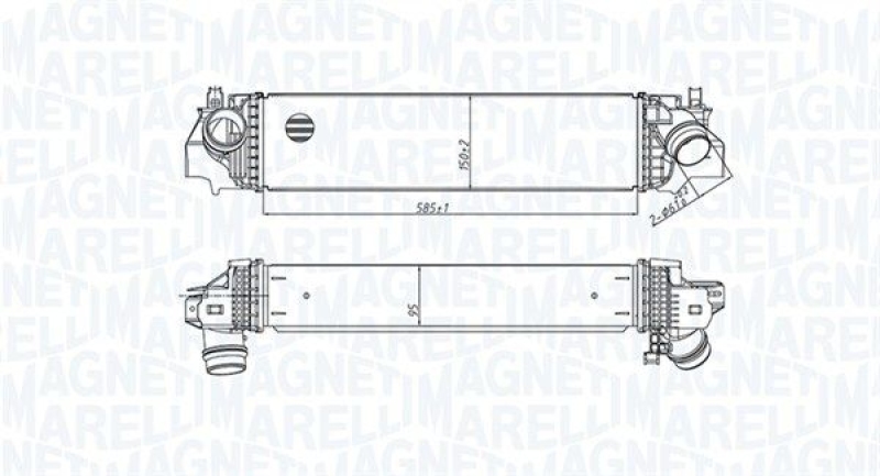 MAGNETI MARELLI Ladeluftkühler