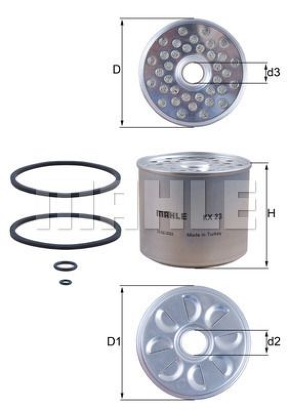 KNECHT Kraftstofffilter