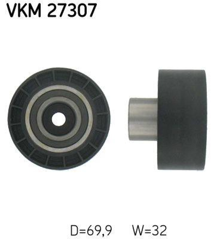 SKF Umlenk-/Führungsrolle, Zahnriemen